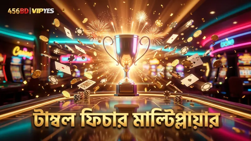 টাম্বল ফিচার মাল্টিপ্লায়ার বৃদ্ধিতে গুরুত্বপূর্ণ ভূমিকা রাখে।