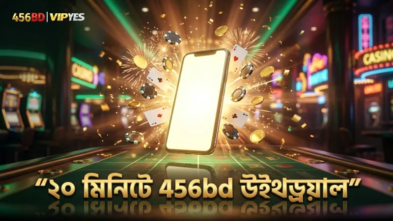 ২০ মিনিটের মধ্যে 456bd উইথড্রয়াল প্রক্রিয়া সম্পন্ন করা যায়