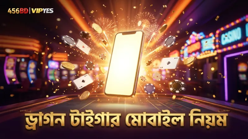 ড্রাগন টাইগার মোবাইলে খেলার জন্য সরল নিয়ম ও সহজ বেটিং অপশন।