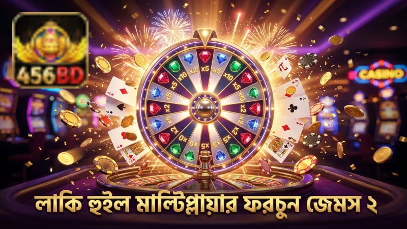 ফরচুন জেমস ২ তে লাকি হুইল ফিচার মাল্টিপ্লায়ার বাড়ায়।