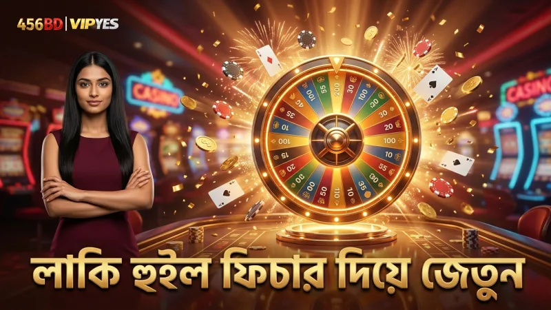 গেমের লাকি হুইল ফিচার সঠিকভাবে চালিয়ে জেতার সুযোগ বাড়ান