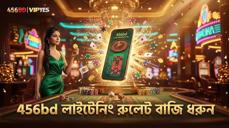 456bd-র লাইটেনিং রুলেটে স্ট্রেট আপ ও মাল্টিপ্লায়ার বেটের চিত্র।