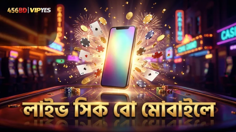 লাইভ সিক বো গেমের মোবাইল ইন্টারফেসে সরাসরি নিয়ন্ত্রণ।