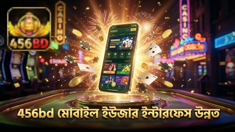 456bd প্ল্যাটফর্মে মোবাইলের জন্য উন্নত ইউজার ইন্টারফেস।