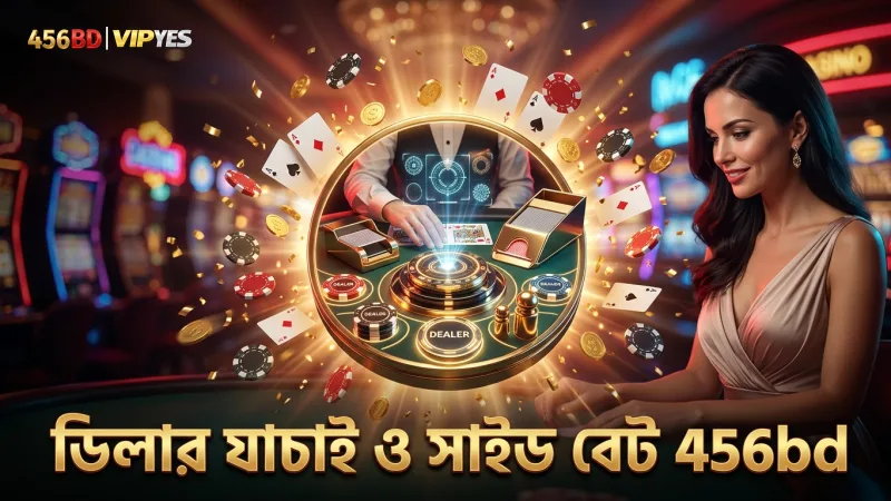 ডিলারের হ্যান্ড যাচাই ও সাইড বেটের পেআউট বিশ্লেষণ